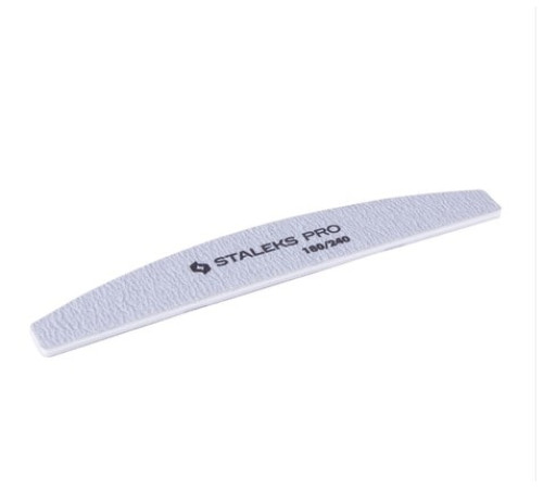 Mineral file for nails Staleks PRO 180/240 crescent