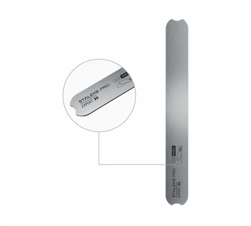 Staleks EXPERT 20 straight metal base file