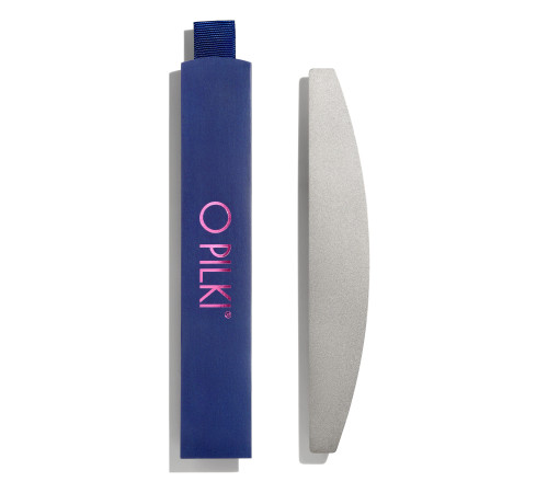 OPilki stainless steel half-moon base file for manicure 28*177