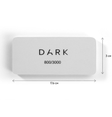 Polishing file DARK rectangular 800/3000 grit