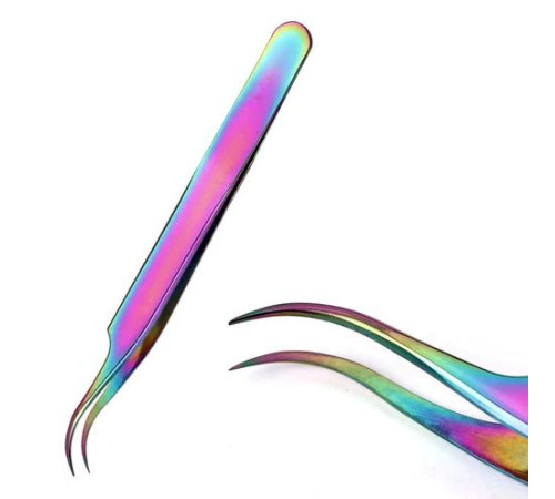 Tweezers Lilly curved chameleon