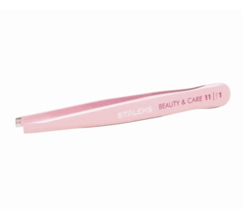 Staleks BEAUTY & CARE 11 TYPE 3 eyebrow tweezers (wide beveled edges)