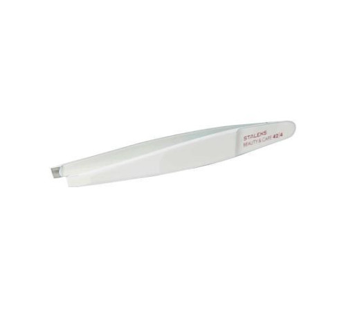 Eyebrow tweezers Staleks BEAUTY & CARE 41 TYPE 4 (narrow beveled edges)