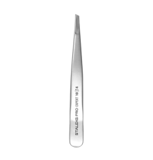 Eyebrow tweezers Staleks EXPERT 10 TYPE 3 wide beveled edges
