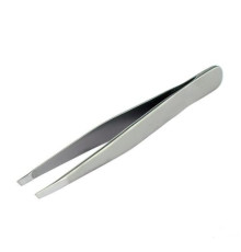 Eyebrow tweezers Staleks EXPERT 10 type 4 narrow beveled edges