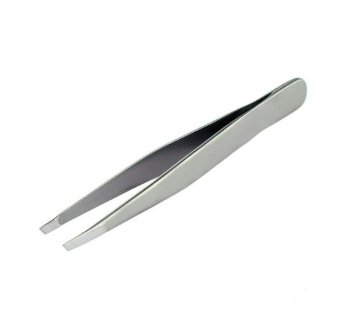 Eyebrow tweezers Staleks EXPERT 10 type 4 narrow beveled edges