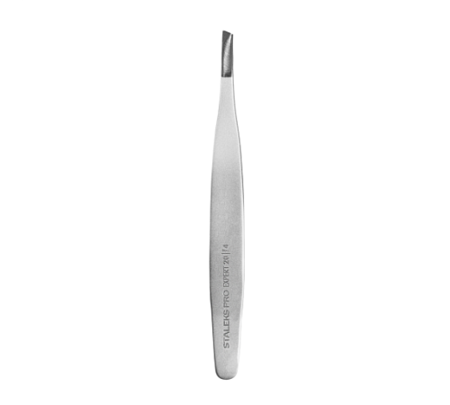 Eyebrow tweezers Staleks EXPERT 20 TYPE 4 narrow beveled edges