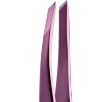 ZOLA eyebrow tweezers beveled Pink professional