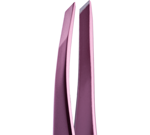 ZOLA eyebrow tweezers beveled Pink professional
