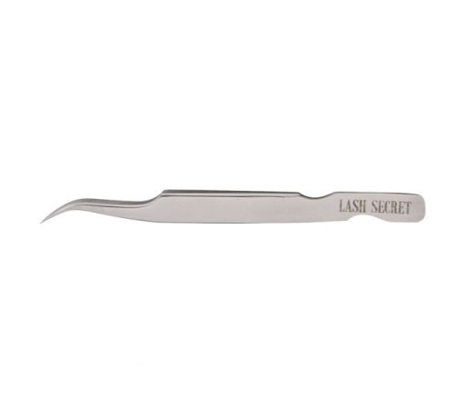 Lash Secret tweezers are curved