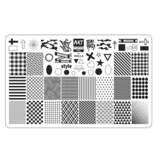 Пластина для стемпінгу Art Stamping 002