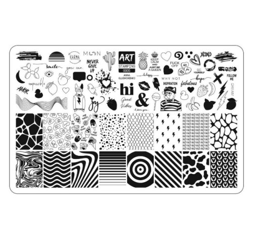 Stamping plate Art Stamping 005