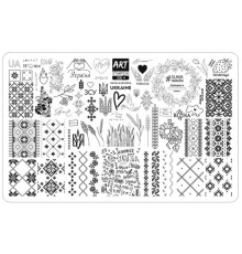 Пластина для стемпинга Art Stamping 006