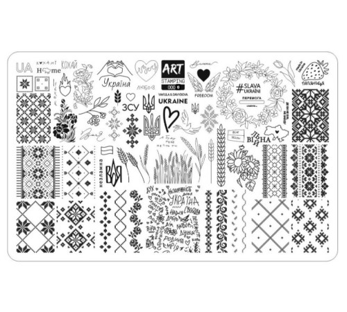 Stamping plate Art Stamping 006
