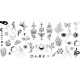 Stamping plate DARK 10