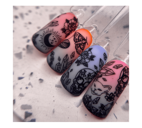 Stamping plate DARK 10
