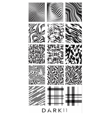Stamping plate DARK 11