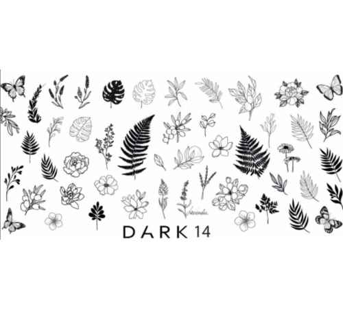 Stamping plate DARK 14