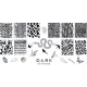 Stamping plate DARK ANIMALS 03