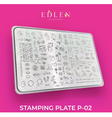 Edlen Stamping Plate No. 2 Mind Inspiring