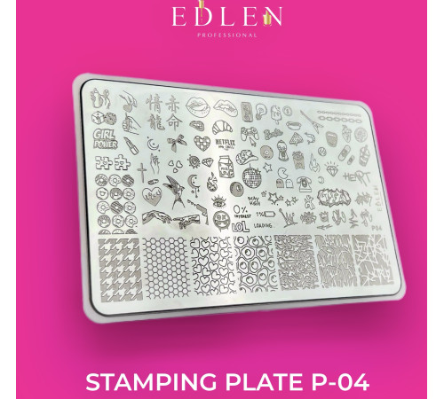 Edlen Stamping Plate No. 4 Modern art