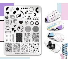 Stamping plate ND X016