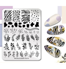 Stamping plate ND X019