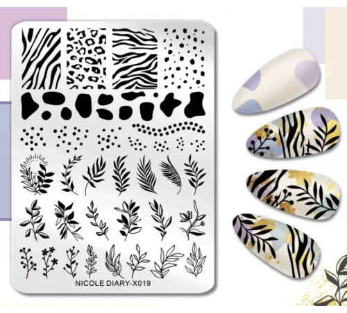 Stamping plate ND X019