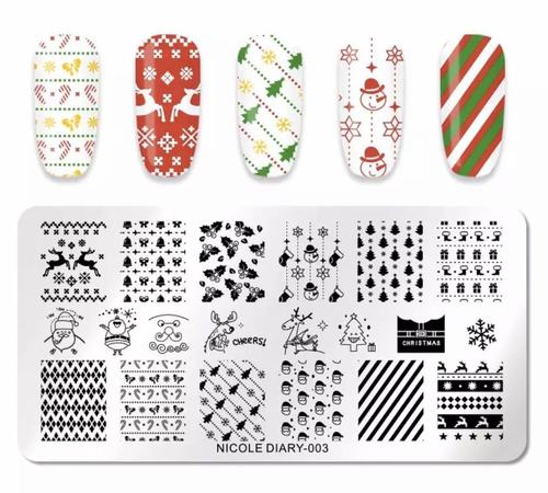 Stamping plate NICOLE DIARY-003