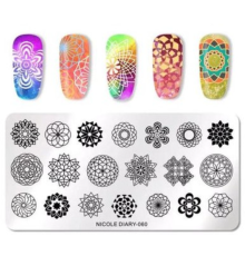 Stamping plate NICOLE DIARY-060
