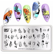 Stamping plate NICOLE DIARY-106
