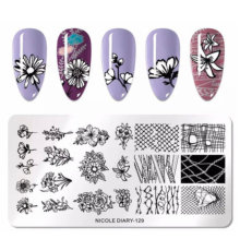 Stamping plate NICOLE DIARY-129
