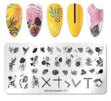 Stamping plate NICOLE DIARY-177