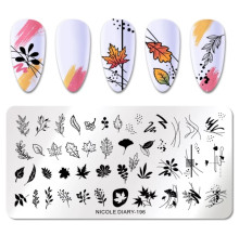 Stamping plate NICOLE DIARY-196