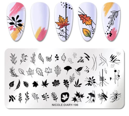 Stamping plate NICOLE DIARY-196