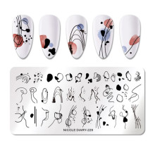Stamping plate NICOLE DIARY-229