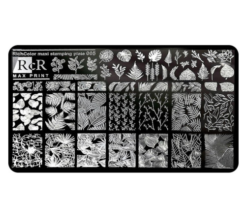 Пластина для стемпінгу RichColor Max Print RcR-05