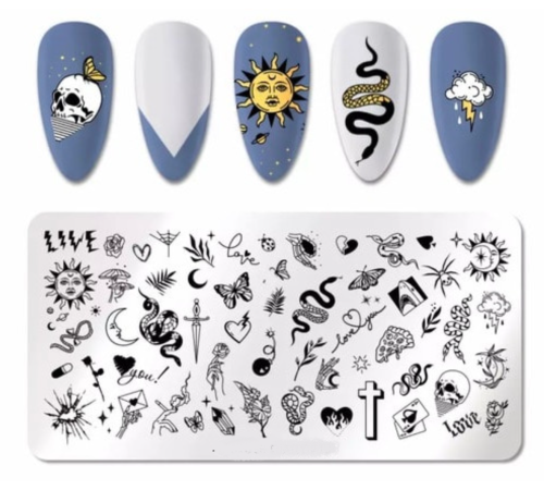 Пластина для стемпінгу Starlet 195