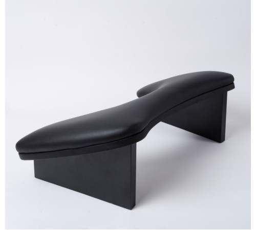 Підлокітник для манікюру Фігурний Light Black, чорний