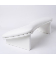 Підлокітник для манікюру Фігурний Light White, білий