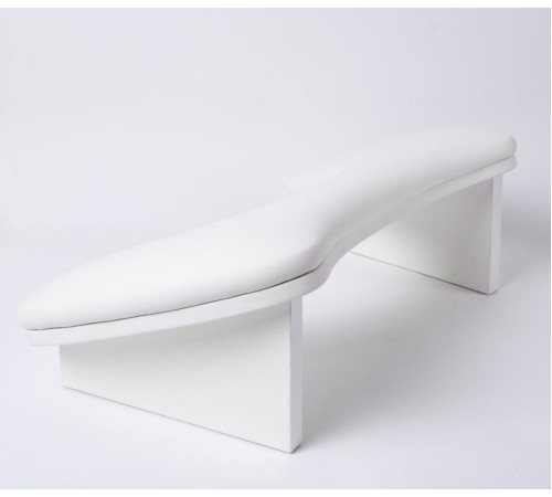 Підлокітник для манікюру Фігурний Light White, білий