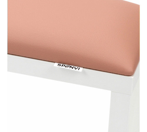 Підлокітник на білих ніжках Light Pink Світло-рожевий