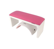 Armrest on white legs Pink