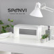 Підлокітник на білих ніжках Silver Срібний
