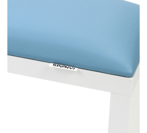 Підлокітник на білих ніжках Sky Blue Небесно-блакитний