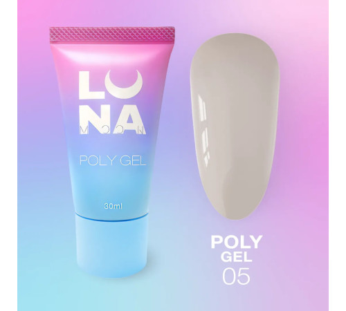 Полігель для нарощування Luna Poly Gel №05 в тюбику, 30 мл