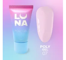 Luna Poly Gel No. 07 in a tube, 30 ml