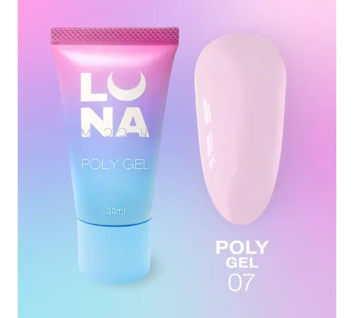 Luna Poly Gel No. 07 in a tube, 30 ml