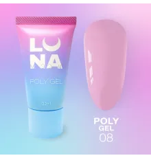 Luna Poly Gel No. 08 in a tube, 30 ml