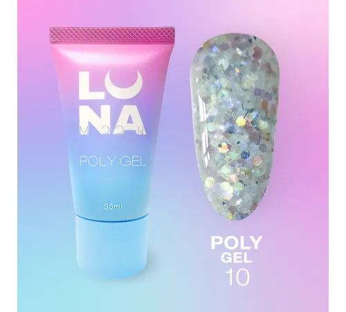 Luna Poly Gel No. 10 in a tube, 30 ml